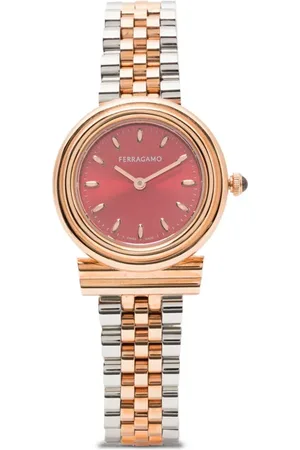 Salvatore Ferragamo Reloj Gancini con diseño retorcido