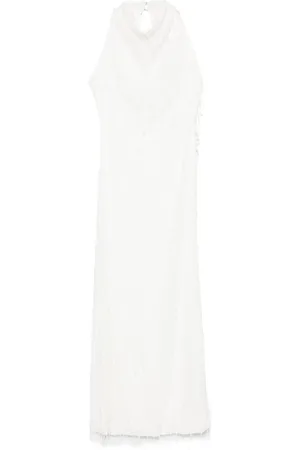 ROTATE Vestido largo con cuello halter