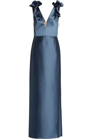 Marchesa Notte Vestido de satén