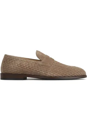 Brunello Cucinelli Mocasines con diseño entretejido