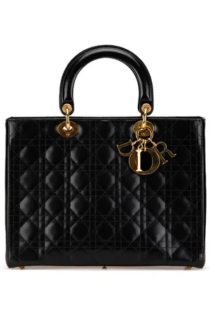 Dior Bolso satchel Cannage Lady Dior grande 2001
