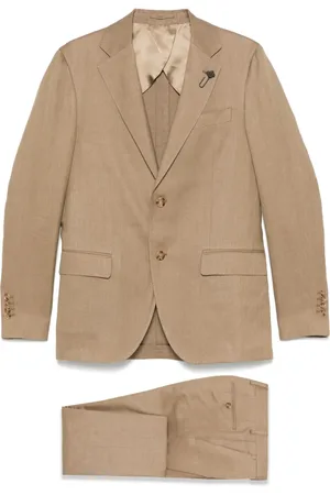 LARDINI Traje con detalle de broche