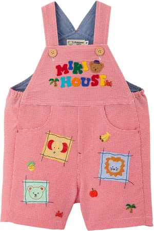 Miki House Pantalones cortos con motivo animal