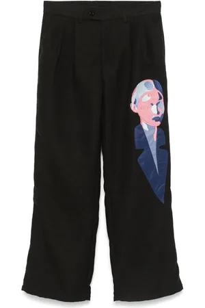 KIDSUPER STUDIOS Pantalones con detalle de parche
