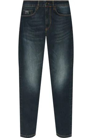 VERSACE Vaqueros con parche del logo