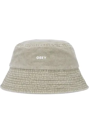 Obey Sombrero de pescador con logo bordado