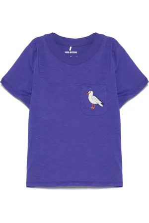 Mini Rodini Camiseta con bolsillo de gaviota