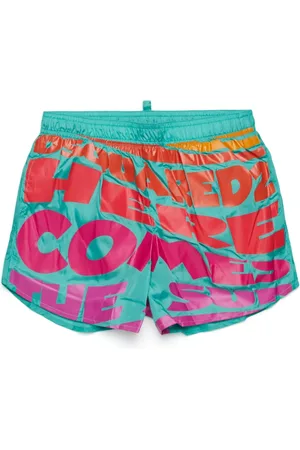 Dsquared2 Bañador con eslogan estampado