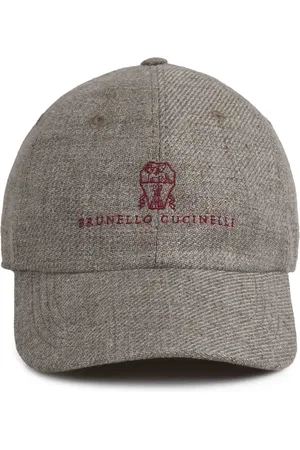 Brunello Cucinelli Gorra con logo bordado