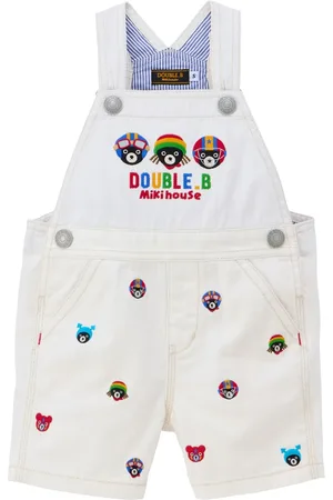 Miki House Pantalones cortos con motivo Bear