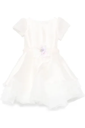 MONNALISA Vestido con apliques florales