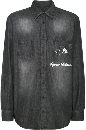 Philipp Plein Camisa vaquera Cars Racing