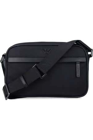 Emporio Armani Bandolera con placa del logo
