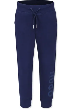 HUGO BOSS Pantalones de chándal de mezcla de algodón