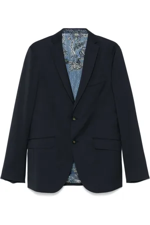 Etro Blazer de lana con doble botonadura