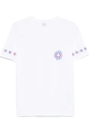 Paul Smith Camiseta con bordado PS Daisy