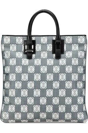 Loewe Bolso shopper con lona y anagrama 2003