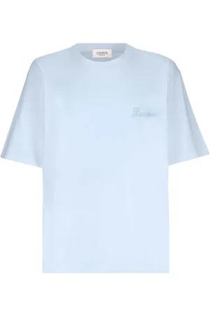 LANEUS Camiseta con logo bordado