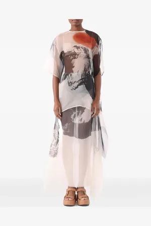 Jason Wu Falda de seda