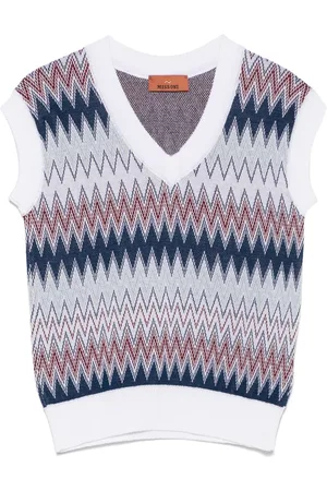 Missoni Top con tejido en zigzag