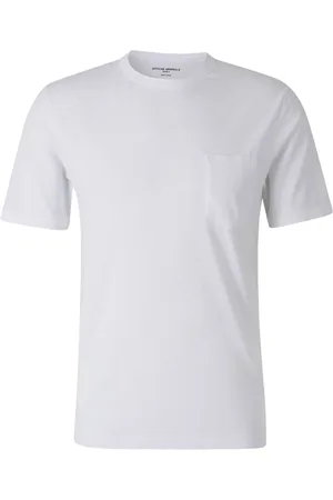 OFFICINE GENERALE Camiseta con bolsillo de parche