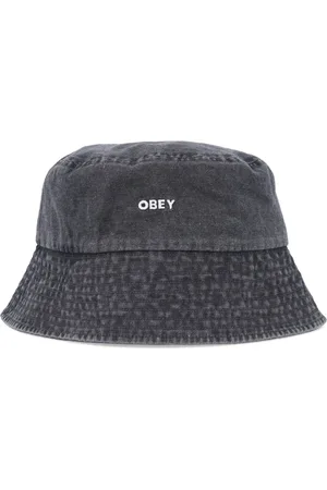 Obey Sombrero de pescador con logo bordado