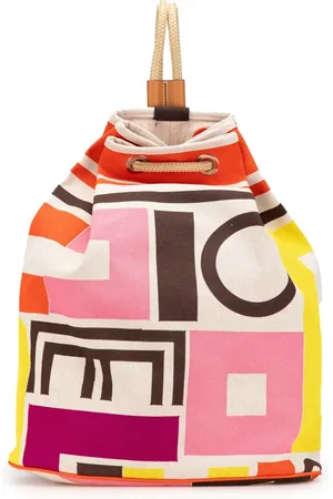 Hermès Mochila Carre Taquin de algodón 2021-2024