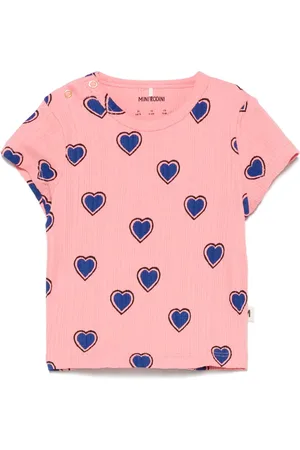 Mini Rodini Camiseta con corazones