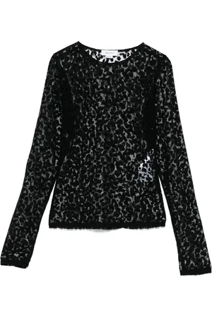 Alexander McQueen Top con animal print