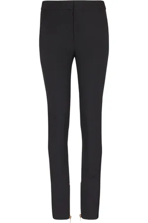 Balmain Pantalones slim con cremallera