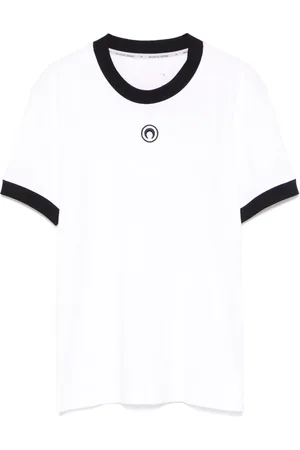 Marine Serre Camiseta con bordado Crescent Moon