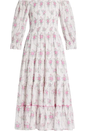 LOVESHACKFANCY Vestido midi Rigby