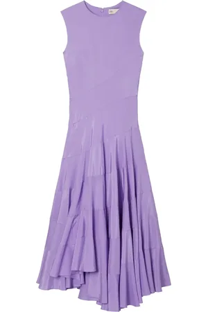 Tory Burch Vestido midi plisado