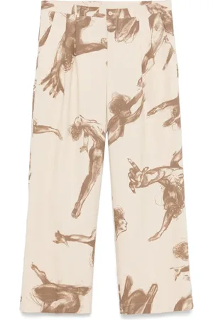 KIDSUPER STUDIOS Pantalones con ilustración estampada