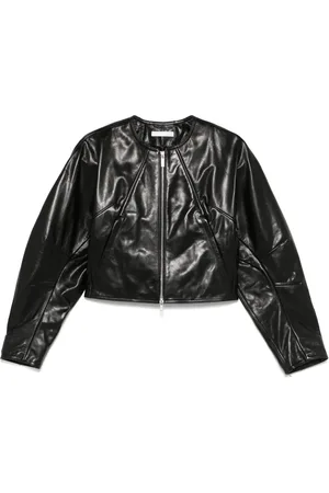 Helmut Lang Chaqueta Articulated de piel
