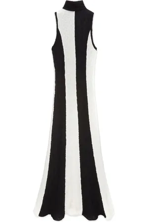 Msgm Vestido largo a rayas