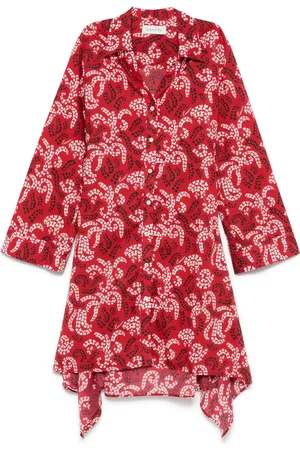 Lanvin Vestido midi estampado