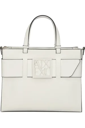 Armani Exchange Bolso shopper con placa del logo