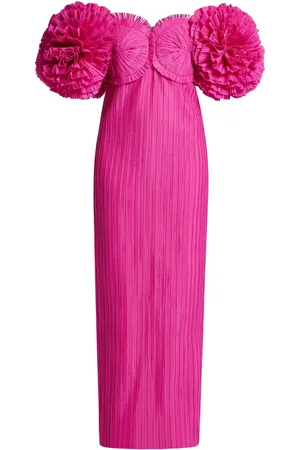 AJE Vestido con detalle de volantes