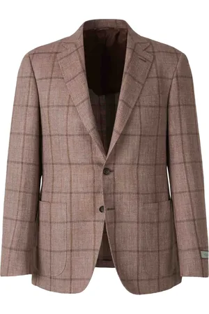 CANALI Chaqueta texturizada a cuadros