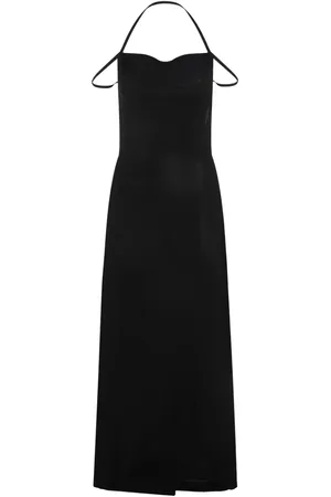 Marine Serre Vestido con cuello halter