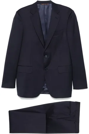 CANALI Traje con motivo en jacquard