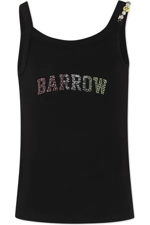 BARROW Top sin mangas con logo con apliques
