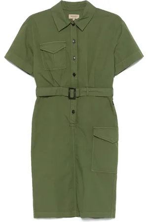 Woolrich Vestido camisero con cinturón