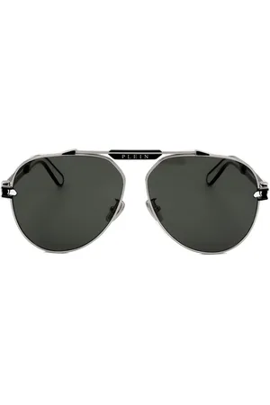 Philipp Plein Gafas de sol con montura estilo piloto
