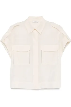 PESERICO SIGN Camisa con detalle de cadena