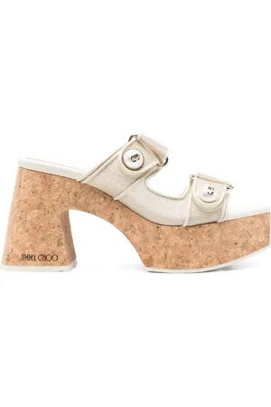 Jimmy Choo Mules Fayence con tacón de 95 mm