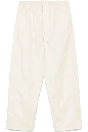 LEMAIRE Pantalones rectos con cordones