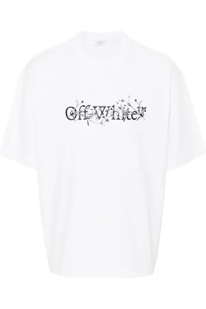 OFF-WHITE Camiseta Bookish Flower Skate