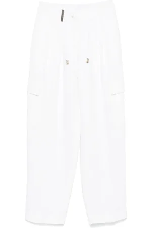 PESERICO SIGN Pantalones con motivo de espiga